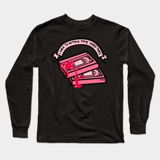 Returning Some Tapes Long Sleeve T-Shirt